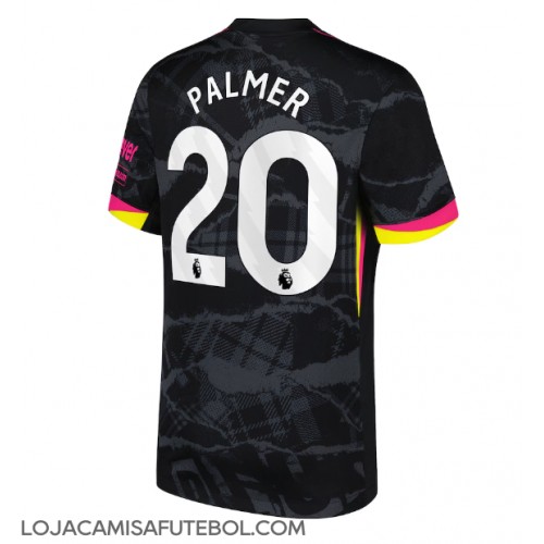 Camisa de Futebol Chelsea Cole Palmer #20 Equipamento Alternativo 2024-25 Manga Curta